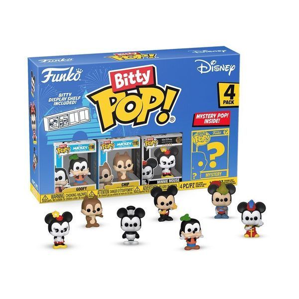 Набір подарунковий Funko POP (Bitty): Disney - Goofy 4pk 889698713221 фото