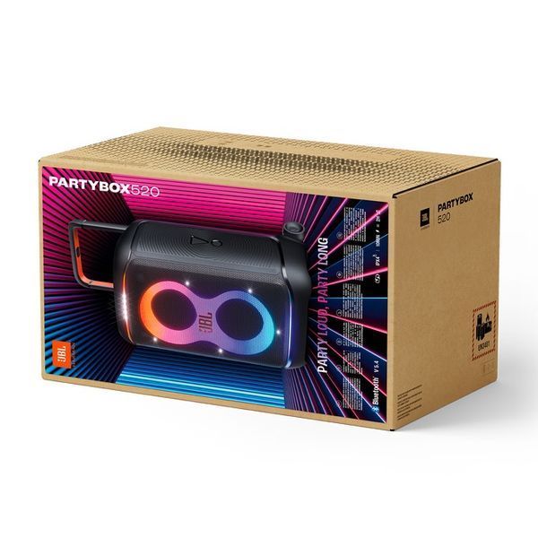 Акустика портативная JBL PartyBox 520 Black (JBLPARTYBOX520EU) JBLPARTYBOX520EU фото