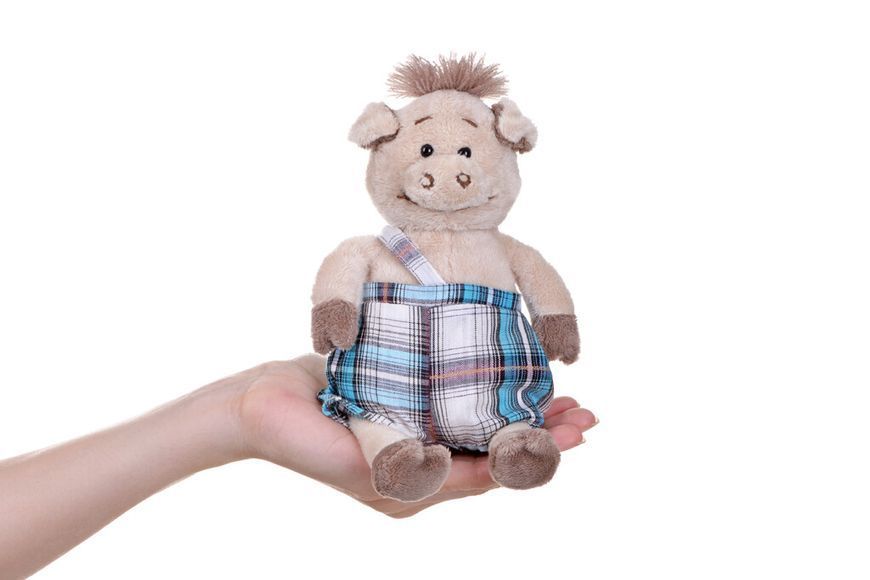 М'яка іграшка Same Toy Свинка в комбінезоні (18 см) THT709 фото