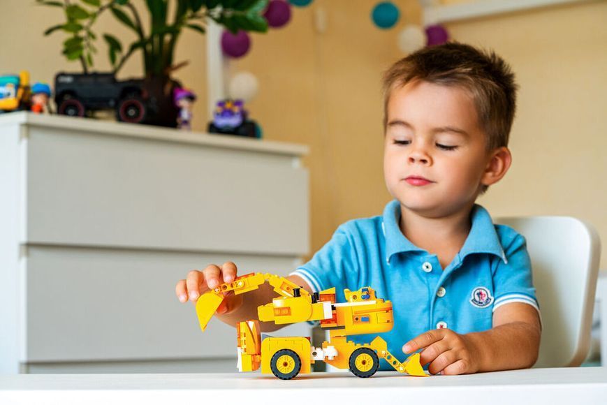 Конструктор-трансформер Super Wings Small Blocks 2в1 Buildable Transforming Vehicle Донні (Donnie) EU385007 фото