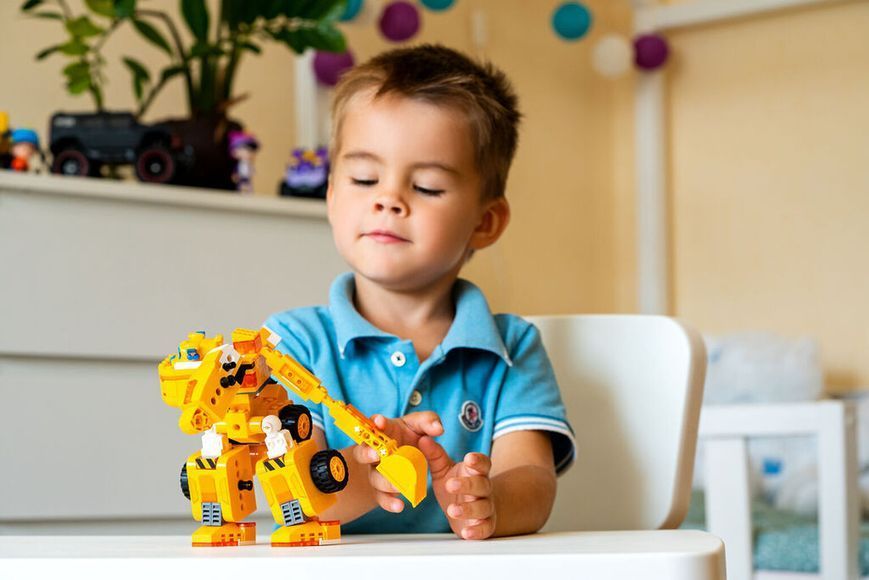 Конструктор-трансформер Super Wings Small Blocks 2в1 Buildable Transforming Vehicle Донні (Donnie) EU385007 фото