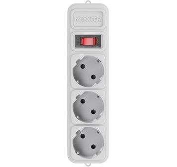 Мережевий фільтр Maxxter SPM3-G-10G, сірий, 3 м кабель, 3 розетки SPM3-G-10G фото