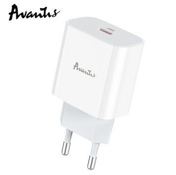 Зарядное устройство Avantis A838 Plus PD20W /QC3.0 White 65430 фото