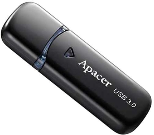 USB флешдрайв 64GB Apacer AH355 USB 3.0 Black (AP64GAH355B-1) AP64GAH355B-1 фото