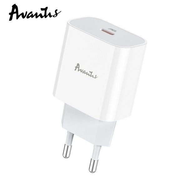 Зарядний пристрій Avantis A838 Plus PD20W /QC3.0 White 65430 фото