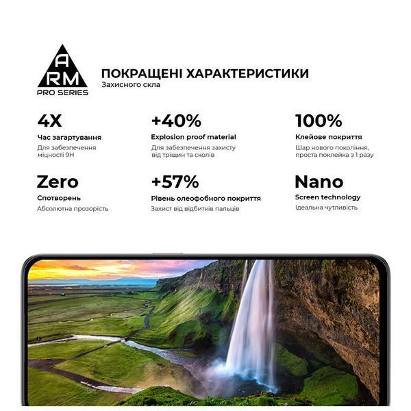 Защитное стекло ArmorStandart Pro для ZTE Nubia Neo 2 5G Black (ARM78903) ARM78903 фото