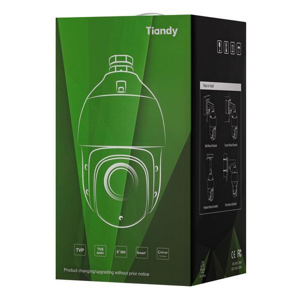 Камера IP Tiandy TC-H354S Spec:23X/I/E/V3.1, 5MP, PTZ Starlight AI, 23x, 5-115mm, f/1.6-3.6, IR150m, PoE, DC 12V, IP66 TC-H354S фото