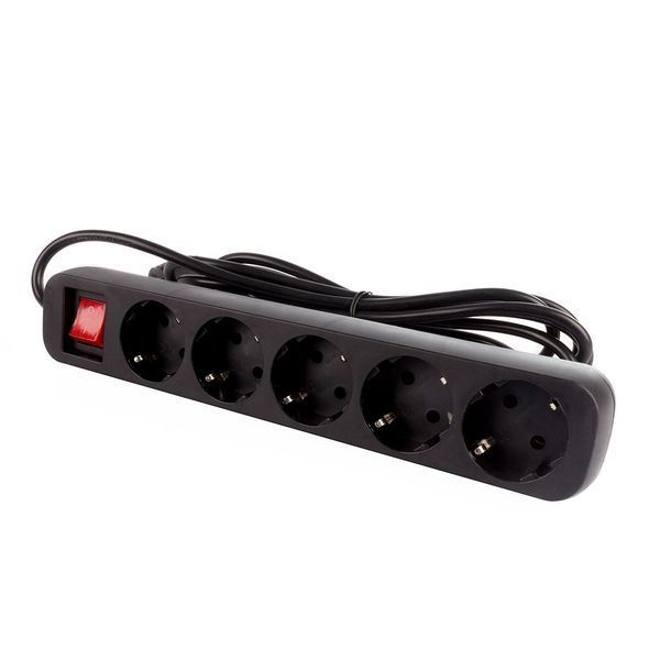 Сетевой фильтр СolorWay 5 розеток/3M Black (CW-PSEA53BK) CW-PSEA53BK фото