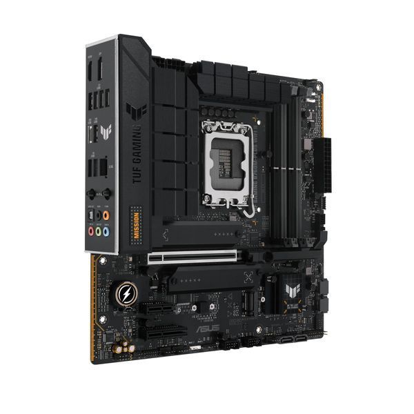 Материнcька плата ASUS TUF GAMING B760M-PLUS WIFI II s1700 B760 4xDDR5 M.2 HDMI DP Wi-Fi BT mATX 90MB1HE0-M0EAY0 фото