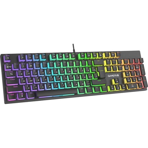 Клавіатура GamePro MK85R Red Switch RGB USB Black (MK85R) MK85R фото