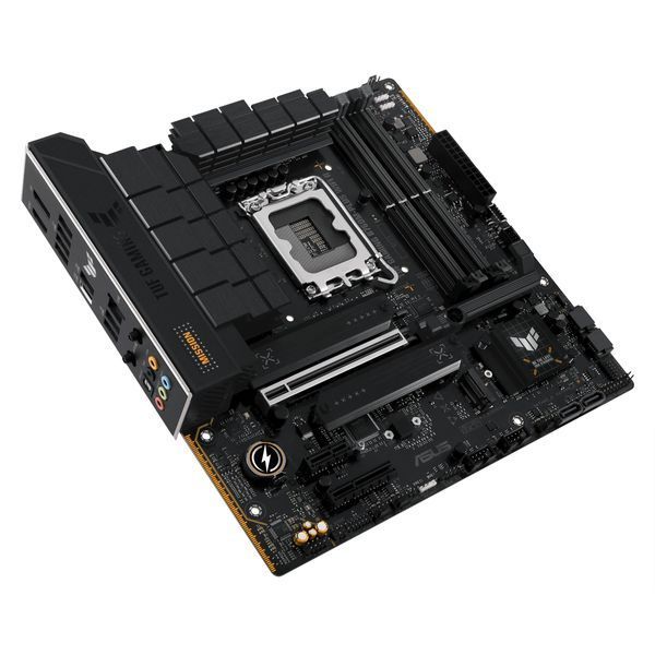 Материнcька плата ASUS TUF GAMING B760M-PLUS WIFI II s1700 B760 4xDDR5 M.2 HDMI DP Wi-Fi BT mATX 90MB1HE0-M0EAY0 фото