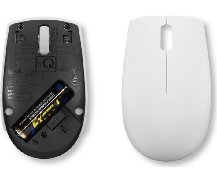 Мышка Lenovo 300 Wireless Mouse Cloud Grey GY51L15677 фото