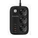 Мережевий фільтр-подовжувач СolorWay 3 розетки/4USB Black 2M (CW-CHE34PDB) CW-CHE34PDB фото 1