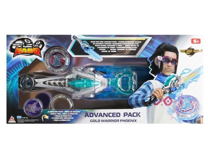 Дзиґа Infinity Nado VI Advanced Pack Золотий Воїн Фенікс (Gold Warrior Phoenix) EU654133 фото