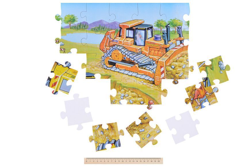 Пазл Same Toy Строительная техника 2201UT фото