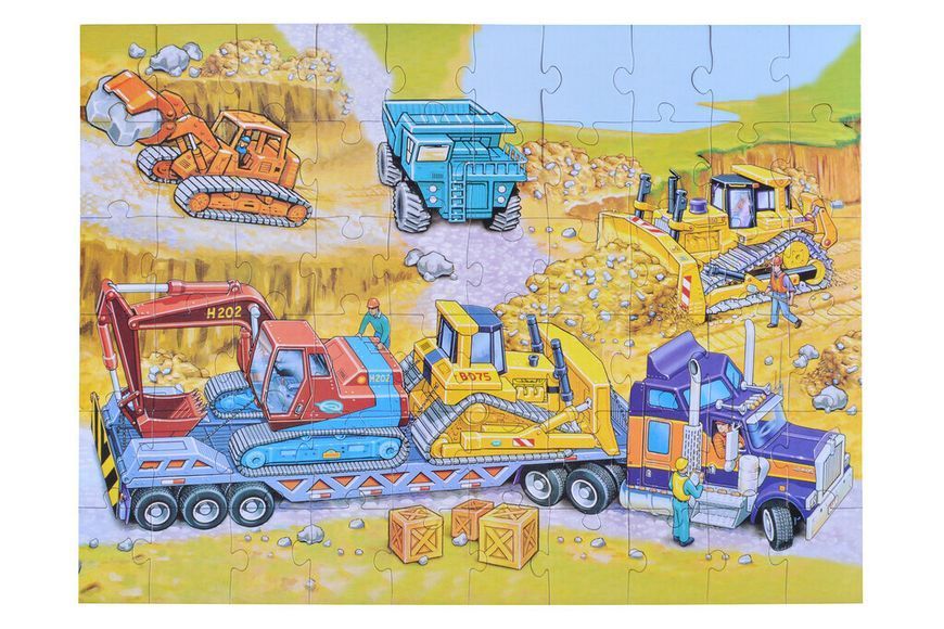 Пазл Same Toy Строительная техника 2201UT фото
