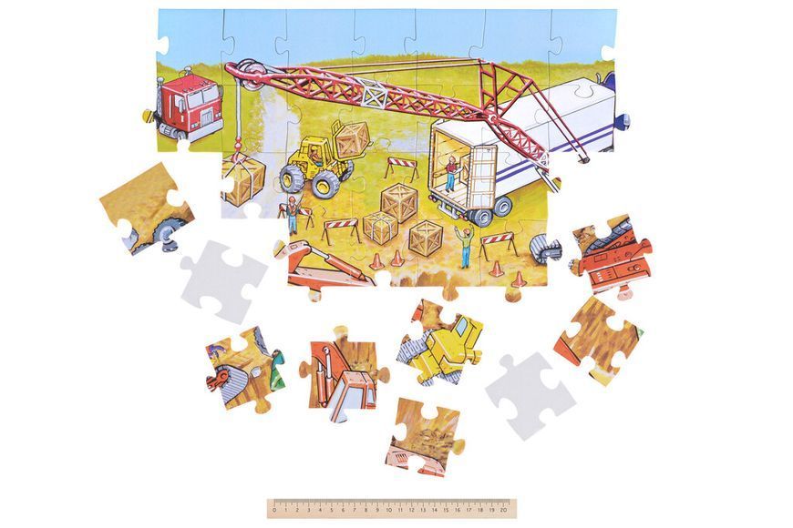 Пазл Same Toy Строительная техника 2201UT фото