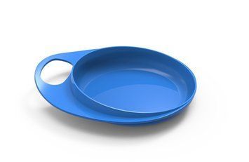 Тарелка для кормления Nuvita Easy Eating (плоская 2шт.) NV8451Blue NV8451Blue фото
