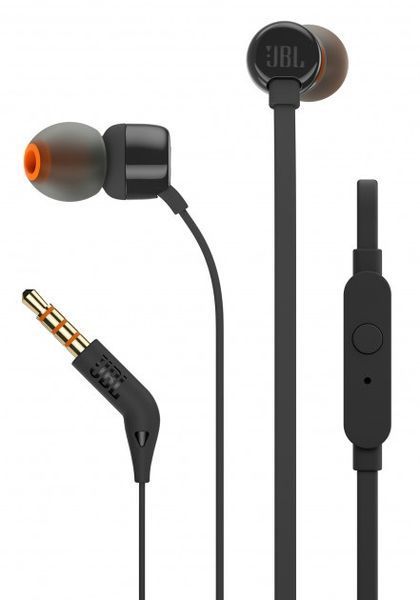 Наушники JBL Tune 110 Black (JBLT110BLK) JBLT110BLK фото