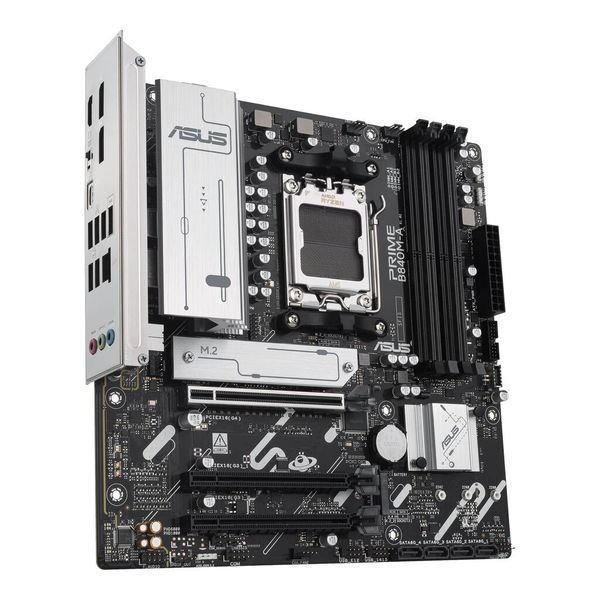 ASUS Материнcкая плата PRIME B840M-A-CSM sAM5 B840 4xDDR5 M.2 HDMI DP WiFi BT mATX CSM 90MB1J10-M0EAYC фото