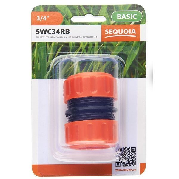 Коннектор для шланга SEQUOIA SWC34RB 3/4' пластик 0.03кг SWC34RB фото