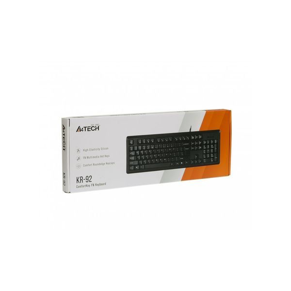 Клавіатура A4Tech KR-92 Black (4711421933780) 4711421933780 фото