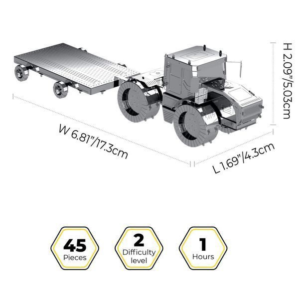 Конструктор Metal Time колекційна модель Tractor Slobozhanets (MT074) MT074 фото