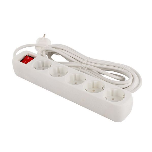 Сетевой фильтр СolorWay 5 розеток/5M White (CW-PSEA55W) CW-PSEA55W фото