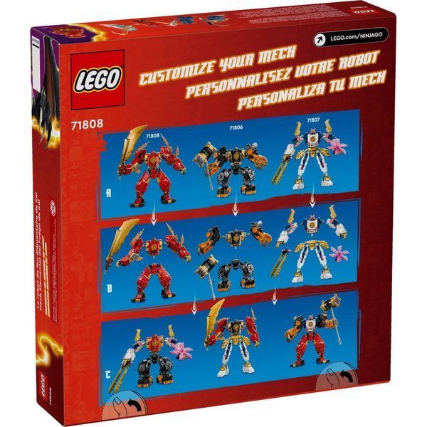 Конструктор LEGO NINJAGO Робот огненной стихии Кая 322 деталей (71808) 71808 фото