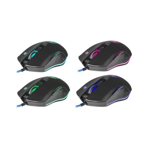 Мишка Defender Sleipnir GM-927 USB Black+ Килимок (52927) 52927 фото