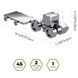 Конструктор Metal Time колекційна модель Tractor Slobozhanets (MT074) MT074 фото 2