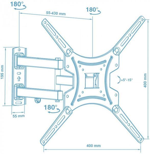 Кронштейн для ТВ Walfix R-383B R-383B фото