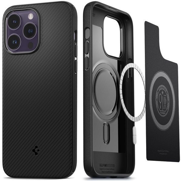 Накладка Spigen для Apple iPhone 14 Pro Mag Armor MagFit Matte Black (ACS04989) ACS04989 фото