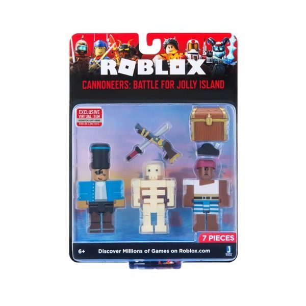 Игровая коллекционная фигурка Roblox Game Packs Cannoneers: Battle for Jolly Island W6 ROB0266 фото