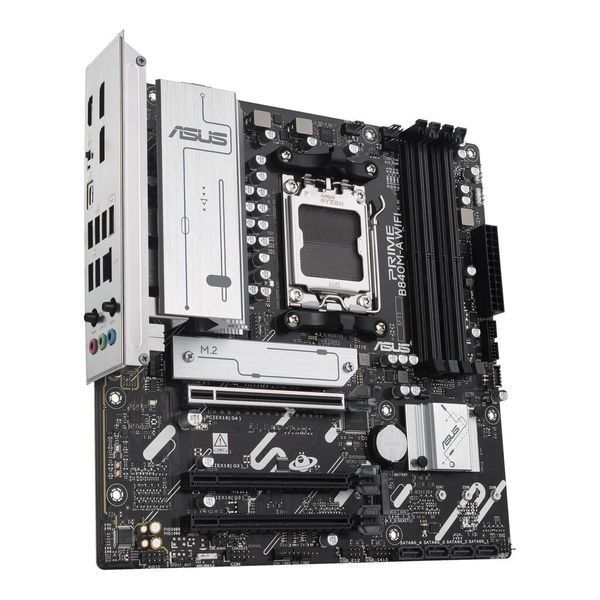 Материнcька плата ASUS PRIME B840M-A WIFI sAM5 B840 4xDDR5 M.2 HDMI DP WiFi BT mATX 90MB1J20-M0EAY0 фото