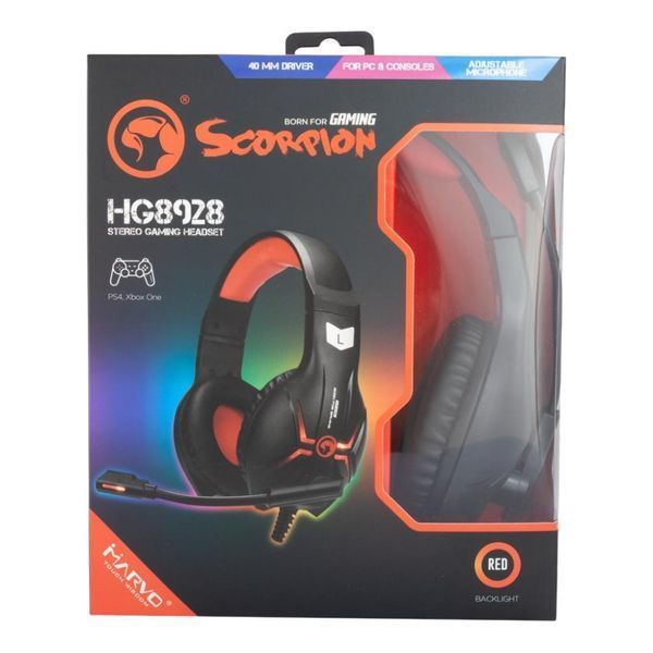 Наушники Marvo HG8928 Black-Red (HG8928) HG8928 фото