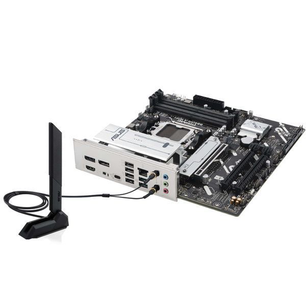 Материнcька плата ASUS PRIME B840M-A WIFI sAM5 B840 4xDDR5 M.2 HDMI DP WiFi BT mATX 90MB1J20-M0EAY0 фото