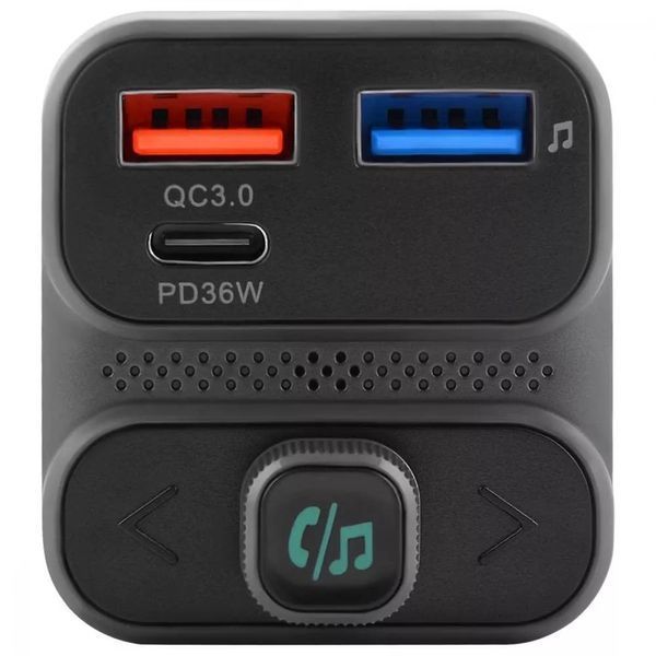 Автомобильное зарядное устройство для Proove FM Launcher Luxor SE 36W (PD+QC3.0) Type-C+USB Gray (FMLX20120003) FMLX20120003 фото