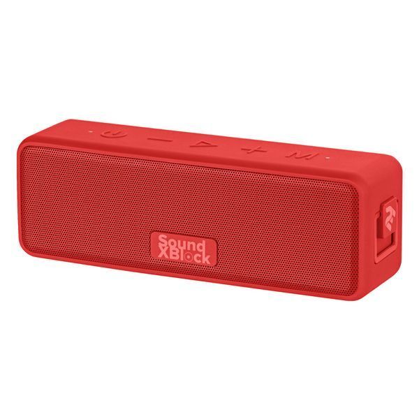 Акустична система 2E SoundXBlock TWS MP3 Wireless Waterproof Red (2E-BSSXBWRD) 2E-BSSXBWRD фото