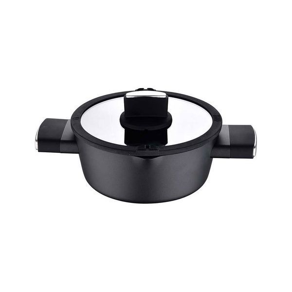 Каструля Bergner Ion Plus з кришкою 3.5 л (BG-35911-BK) BG-35911-BK фото