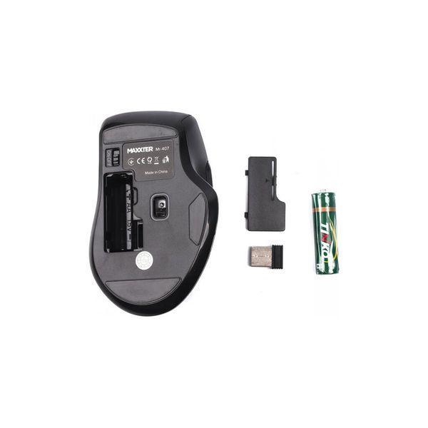 Мишка Maxxter Mr-407 Wireless Black (Mr-407) Mr-407 фото