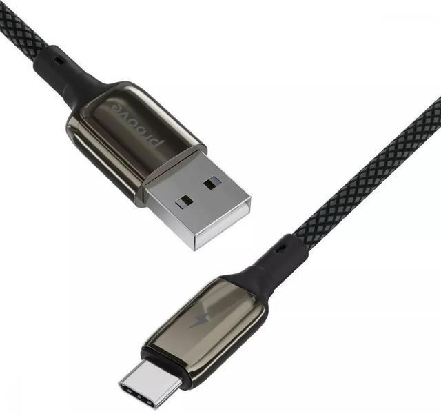 Кабель Proove Dense Metal USB to Type-C 2.4A (1m) Black (CCDM20001201) CCDM20001201 фото