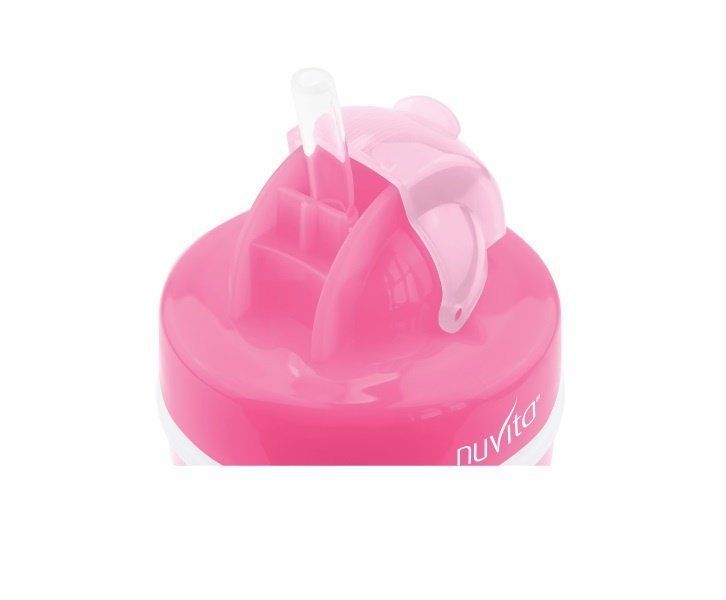 Поильник непроливайка Nuvita 18м+ 200мл с трубочкой NV1436Pink NV1436Pink фото