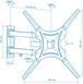 Кронштейн для ТВ Walfix R-383B R-383B фото 4