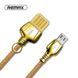 Кабель Remax King Series 0-63m for Micro 2,1A/1m Gold King Series 0-63m for Micro 2,1A/1m Gold фото 2