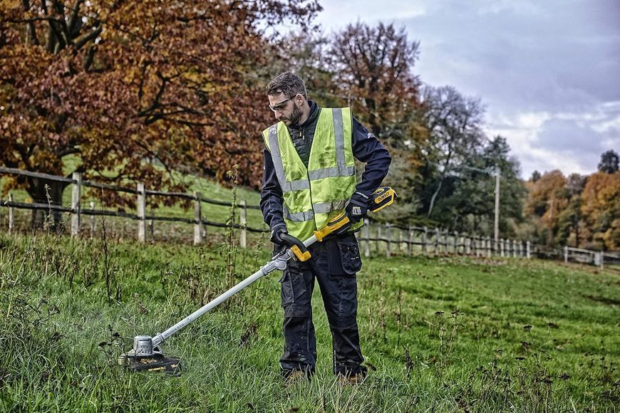 Триммер садовый аккумуляторный DeWalt бесщеточный 18В 36см леска 3.6 кг без АКБ и ЗП DCMST561N фото