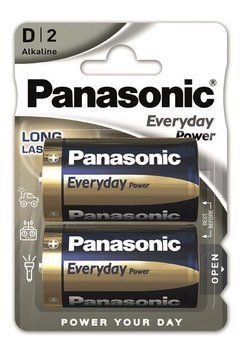 Батарейка Panasonic EVERYDAY POWER лужная D(LR20) блистер, 2 шт. LR20REE/2B LR20REE/2B фото