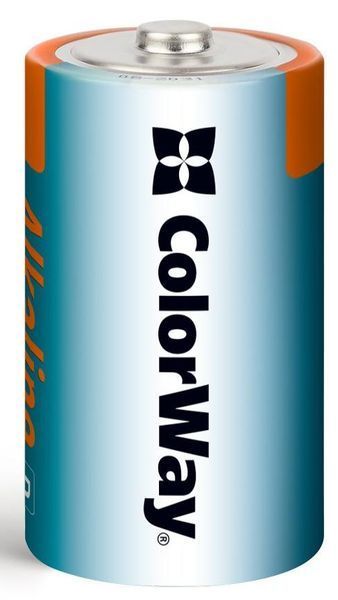 Батарейка СolorWay Alkaline Power щелочные D/LR20 (2шт) blister (CW-BALR20-2BL) CW-BALR20-2BL фото