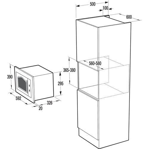 Микроволновая печь встроенная Gorenje BM235CLI BM235CLI фото