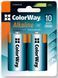 Батарейка СolorWay Alkaline Power щелочные D/LR20 (2шт) blister (CW-BALR20-2BL) CW-BALR20-2BL фото 5
